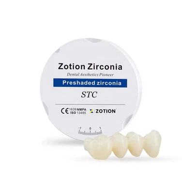 ZOTION HTC AND STC Preshaded Zirconia For Dental Crown ZOTION HTC AND STC Preshaded Zirconia For Dental Crown
