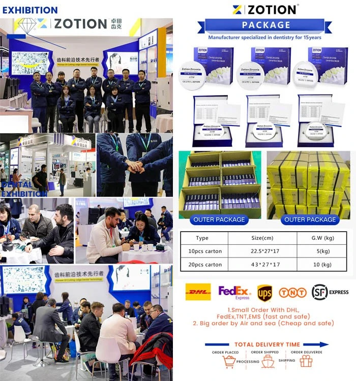 Cad Cam Ceramic 3D Multilayer zirconia Block exhibition Cad Cam Ceramic 3D Multilayer zirconia Block exhibition
