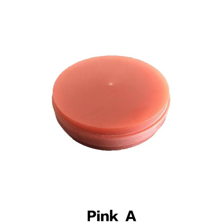 Dental PMMA Disc Two Layer Color Blocks For Denture Temporary Crown