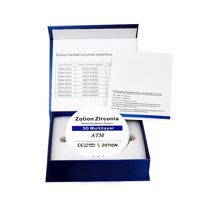 98mm Round Dental Zirconia Ceramics Disc